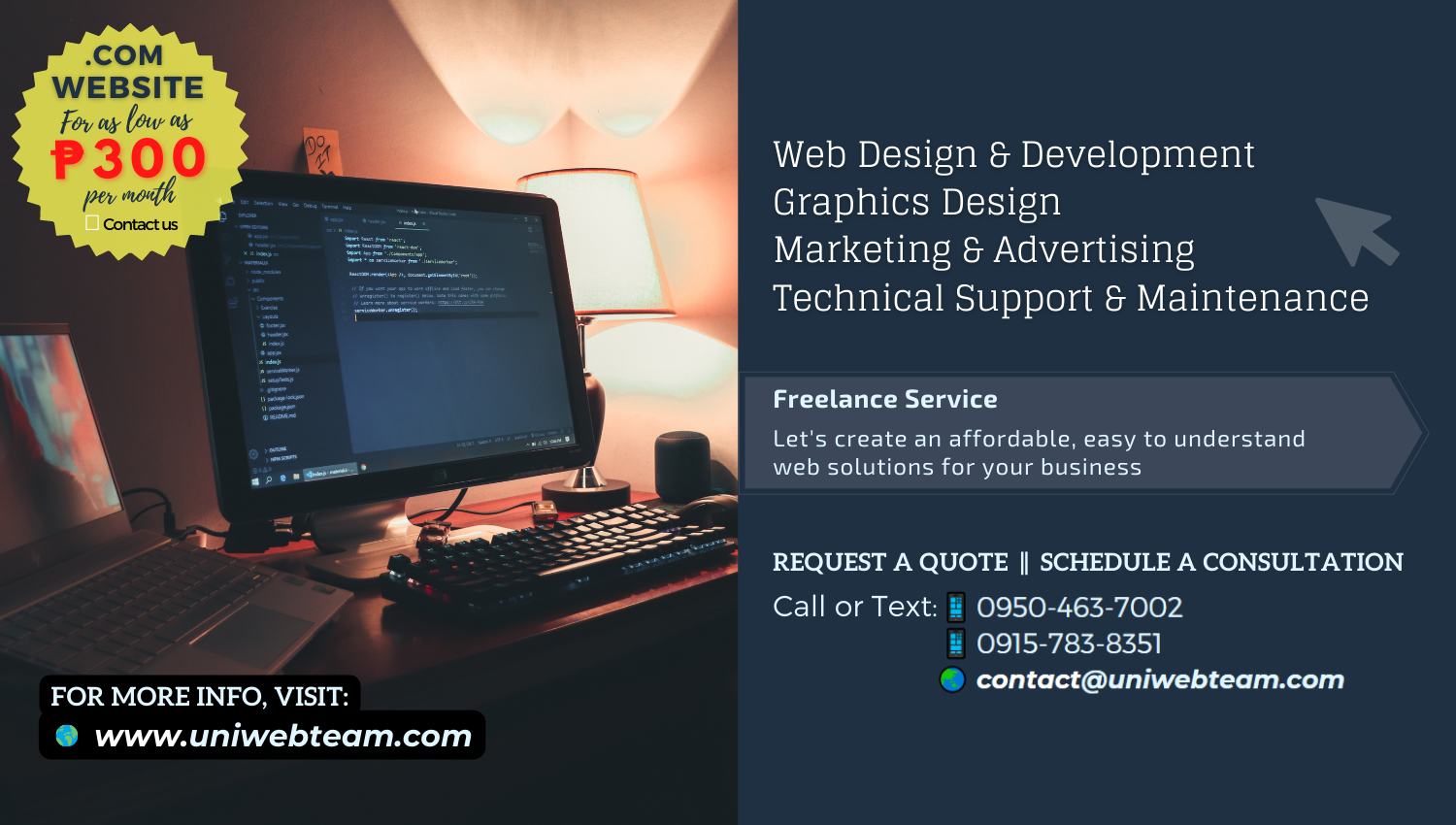 UniWebTeam.COM Web Design Service